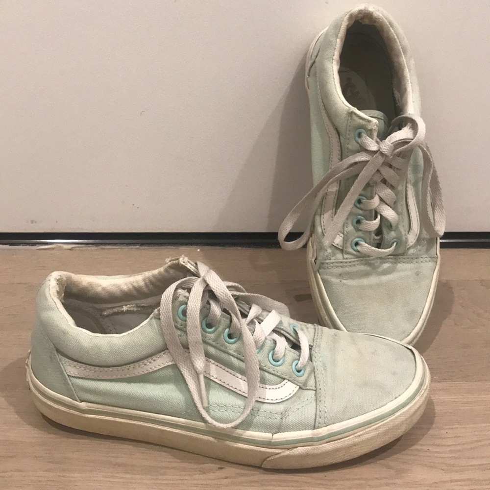 Mint Green old school Vans